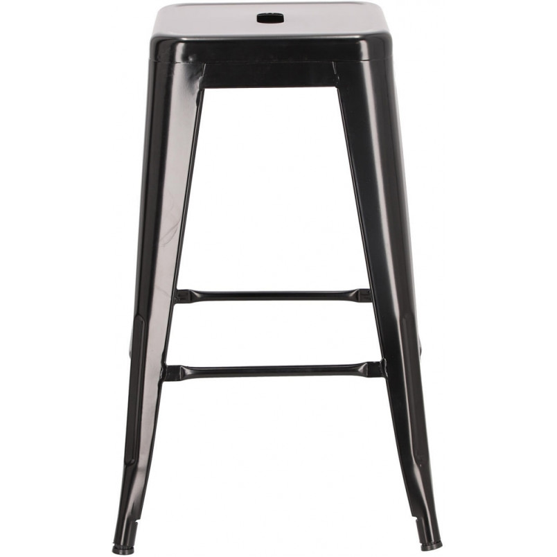 Stołek barowy Paris czarny metalowy | D2 Design - 66cm