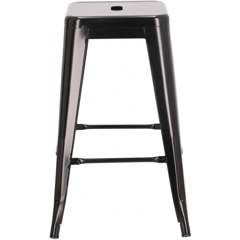 Stołek barowy Paris czarny metalowy | D2 Design - 66cm