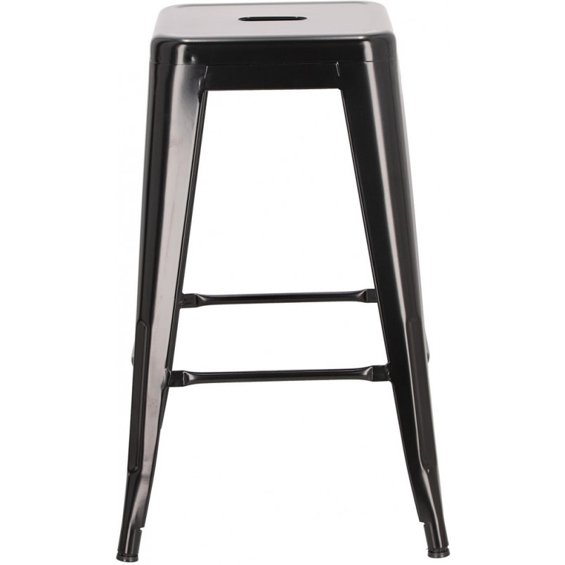 Stołek barowy Paris czarny metalowy | D2 Design - 66cm