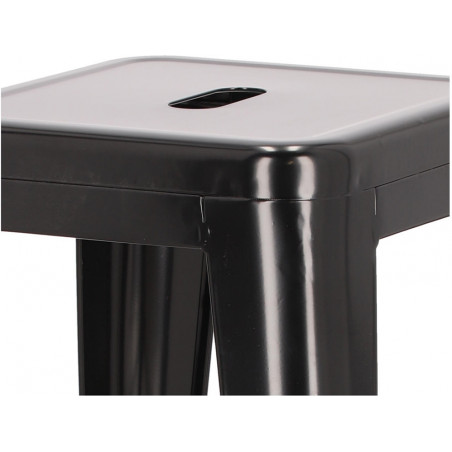 Stołek barowy Paris czarny metalowy | D2 Design - 66cm