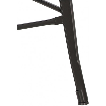 Stołek barowy Paris czarny metalowy | D2 Design - 66cm