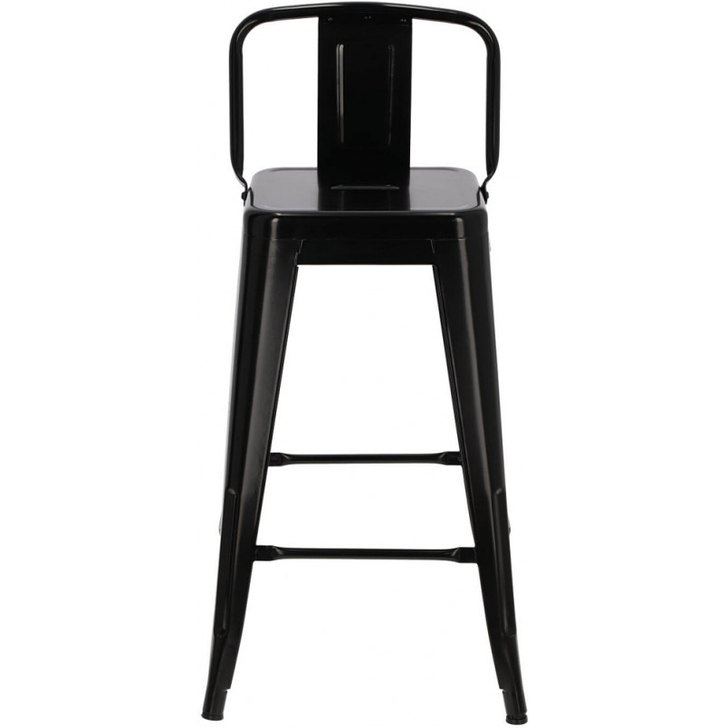 Hoker metalowy Paris Back - czarny | D2.Design