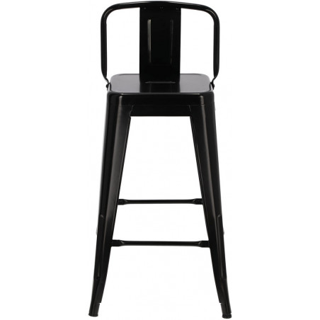 Hoker metalowy Paris Back - czarny | D2.Design