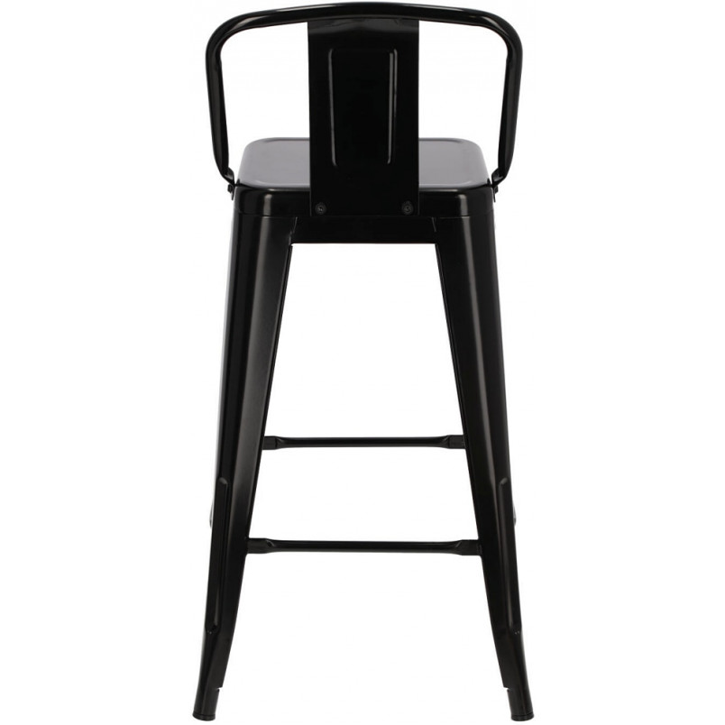 Hoker metalowy Paris Back - czarny | D2.Design