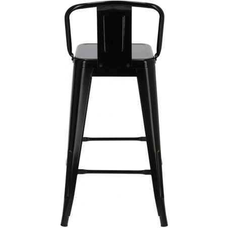 Hoker metalowy Paris Back - czarny | D2.Design