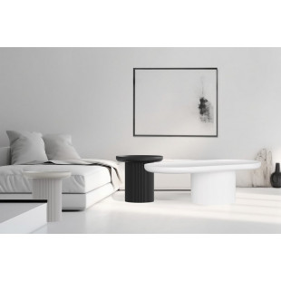 Zestaw stolików designerskich Ops biały / kaszmir / czarny OL Home