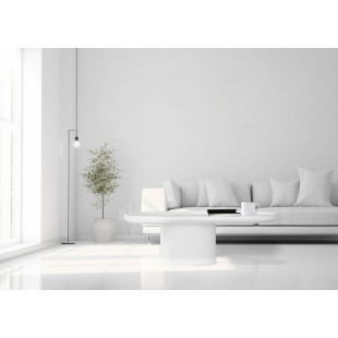 Stolik owalny na ryflowanej nodze Ops 120x60cm biały mat OL Home