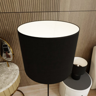 Lampa podłogowa Aspen | Czarny/Biały | Emibig