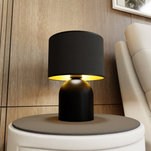 Lampa stołowa Aspen czarno-złota Emibig | Skandynawski Design