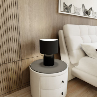 Lampa stołowa Aspen czarna/biała Emibig - Skandynawski Design