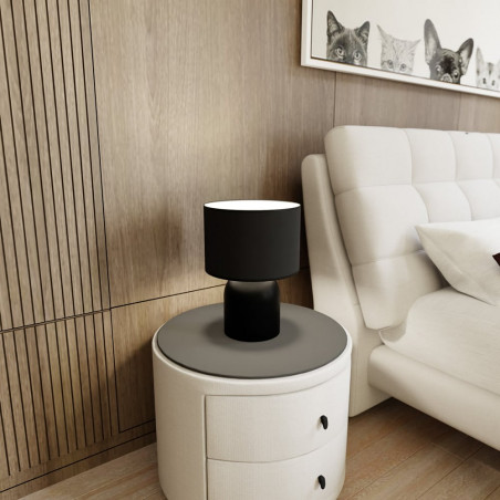 Lampa stołowa Aspen czarna/biała Emibig - Skandynawski Design