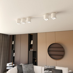 Lampa spot 5 punktowa Nano biała Emibig - Oświetlenie LED