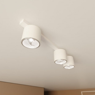 Lampa Spot 3 punktowa Nano 70cm Biała Emibig | Oświetlenie