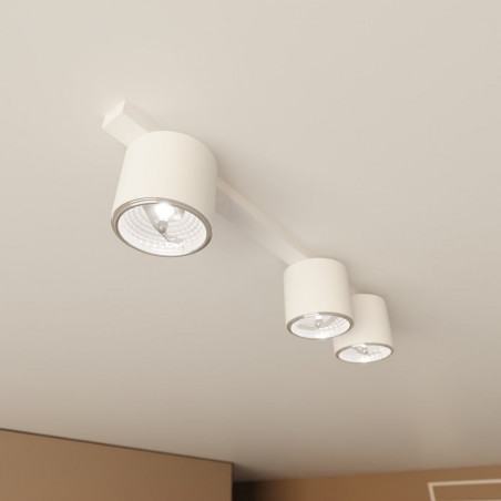 Lampa Spot 3 punktowa Nano 70cm Biała Emibig | Oświetlenie