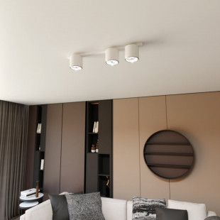 Lampa Spot 3 punktowa Nano 70cm Biała Emibig | Oświetlenie