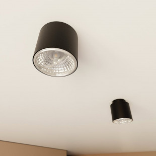 Lampa spot Nano czarna Emibig - Oświetlenie punktowe GU10