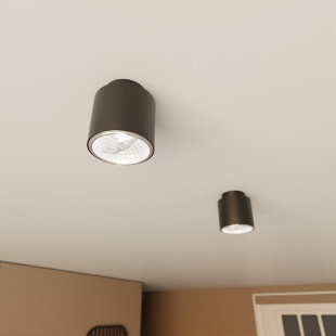 Lampa spot Nano czarna Emibig - Oświetlenie punktowe GU10