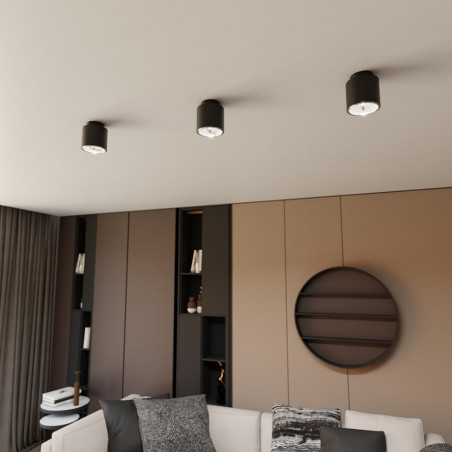 Lampa spot Nano czarna Emibig - Oświetlenie punktowe GU10