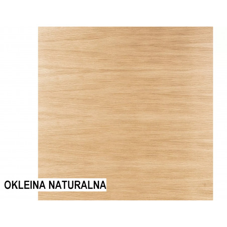 Stół kwadratowy Puro Signal 80x80cm - Laminat dąb/czarny