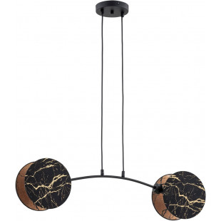 Lampa wisząca Motif czarno-złota - Emibig | Nowoczesne oświetlenie