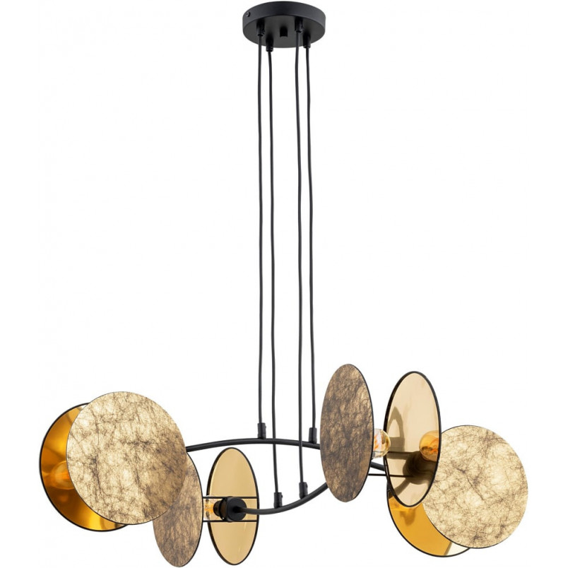 Lampa wisząca Motif 82 złota - Emibig | Elegancki żyrandol