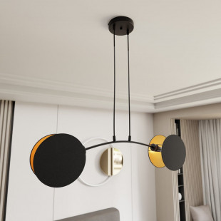 Lampa wisząca Motif 82 czarno-złota | Emibig - Sklep z lampami