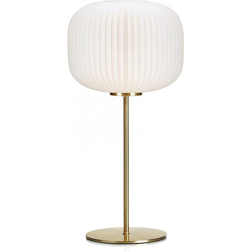 Lampa stołowa glamour Sober | Markslojd - Mosiądz, Szkło