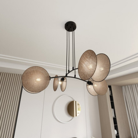 Lampa wisząca boho Motif 82cm | Emibig - Elegancki żyrandol