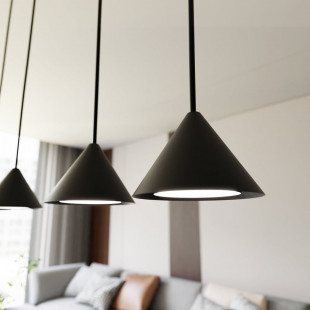 Lampa Wisząca Czarna 6 Punktów ELIT Emibig - Nowoczesny Design