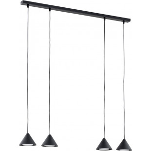 Lampa Wisząca Czarna Emibig ELIT 4 punktowa - 90cm