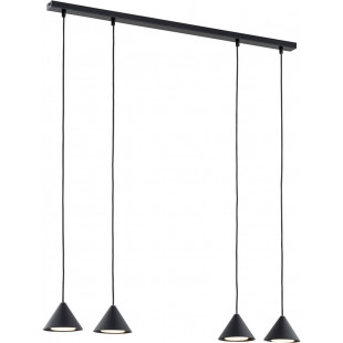 Lampa Wisząca Czarna Emibig ELIT 4 punktowa - 90cm
