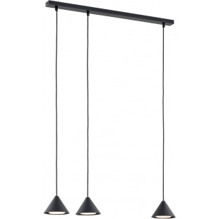 Lampa Wisząca Czarna Emibig Elit 70cm - Minimalistyczny Design