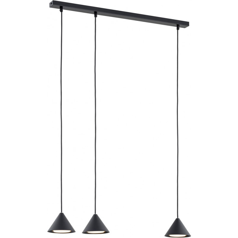 Lampa Wisząca Czarna Emibig Elit 70cm - Minimalistyczny Design