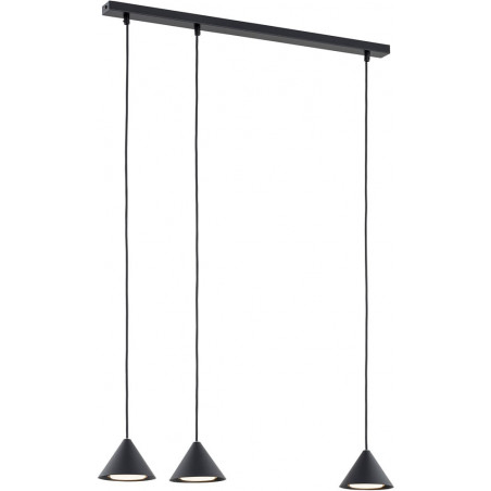 Lampa Wisząca Czarna Emibig Elit 70cm - Minimalistyczny Design