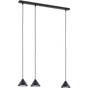 Lampa Wisząca Czarna Emibig Elit 70cm - Minimalistyczny Design