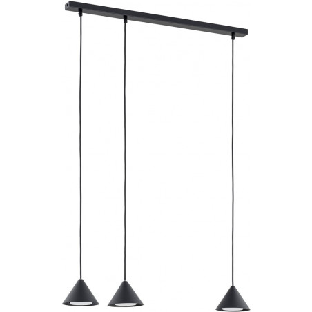 Lampa Wisząca Czarna Emibig Elit 70cm - Minimalistyczny Design
