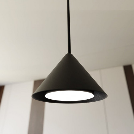 Lampa Wisząca Czarna Emibig Elit 70cm - Minimalistyczny Design
