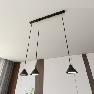 Lampa Wisząca Czarna Emibig Elit 70cm - Minimalistyczny Design