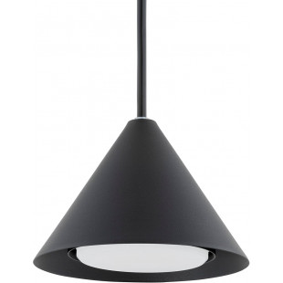 Lampa Wisząca Stożek Elit Czarna Emibig | Minimalistyczny Design