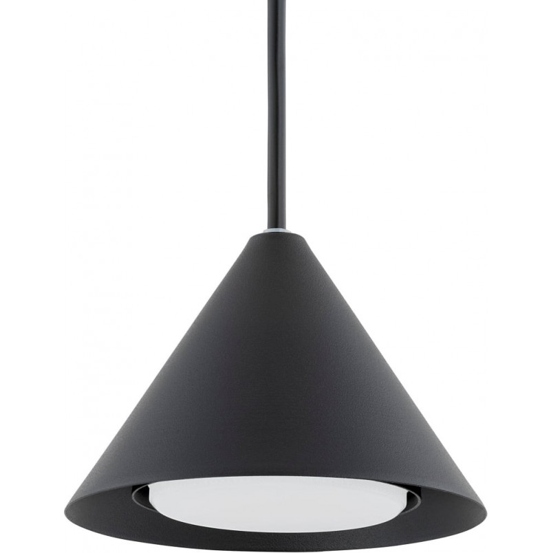 Lampa Wisząca Stożek Elit Czarna Emibig | Minimalistyczny Design