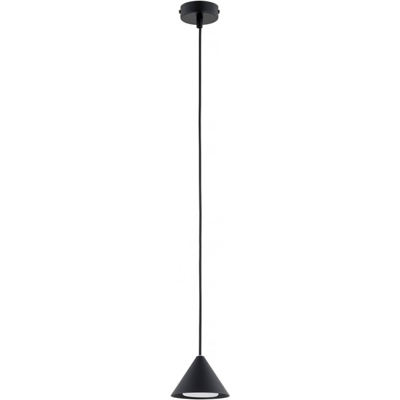 Lampa Wisząca Stożek Elit Czarna Emibig | Minimalistyczny Design