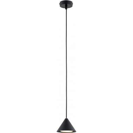 Lampa Wisząca Stożek Elit Czarna Emibig | Minimalistyczny Design