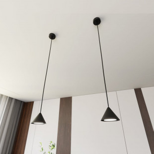 Lampa Wisząca Stożek Elit Czarna Emibig | Minimalistyczny Design