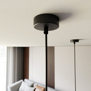 Lampa Wisząca Stożek Elit Czarna Emibig | Minimalistyczny Design