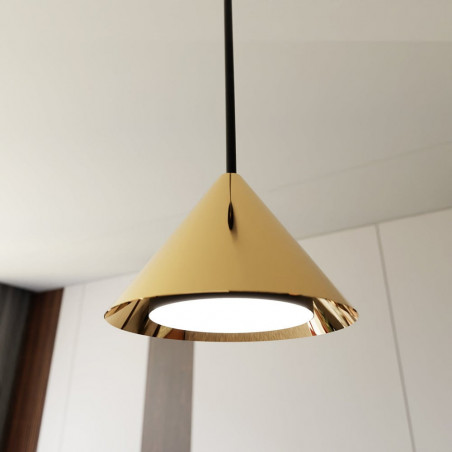 Lampa Wisząca Złota 6 Punktów Emibig Elit 116cm | Sklep Lamp