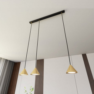 Lampa Wisząca Złota Elit 70cm - Emibig | Glamour