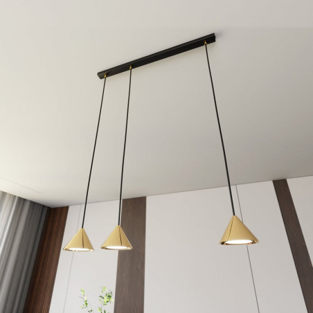 Lampa Wisząca Złota Elit 70cm - Emibig | Glamour