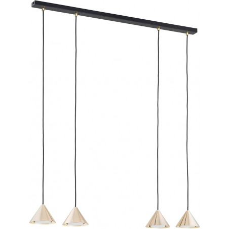 Lampa Wisząca Złota 4-punktowa ELIT | Emibig