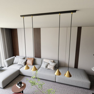 Lampa Wisząca Złota 4-punktowa ELIT | Emibig