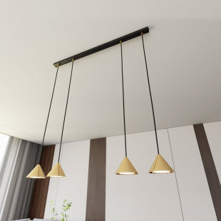 Lampa Wisząca Złota 4-punktowa ELIT | Emibig